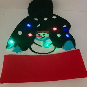Christmas lights beanie